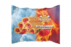 Блинчики с клубникой